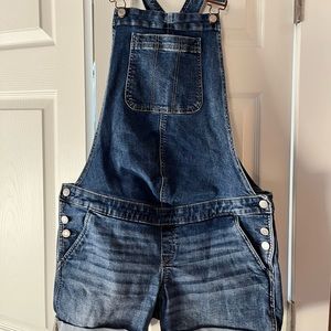 Gap maternity jean coveralls